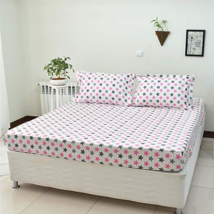 سرویس ملحفه بومرنگ مدل StarC1-160 دونفره 3 تکه